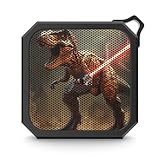 Blackwater Outdoor Bluetooth Speaker, Dinosaur Design, 3W Output, IPX6 Water Resistant, 2+ Hour Battery, Carabiner Clip (T-Rex Design 2)