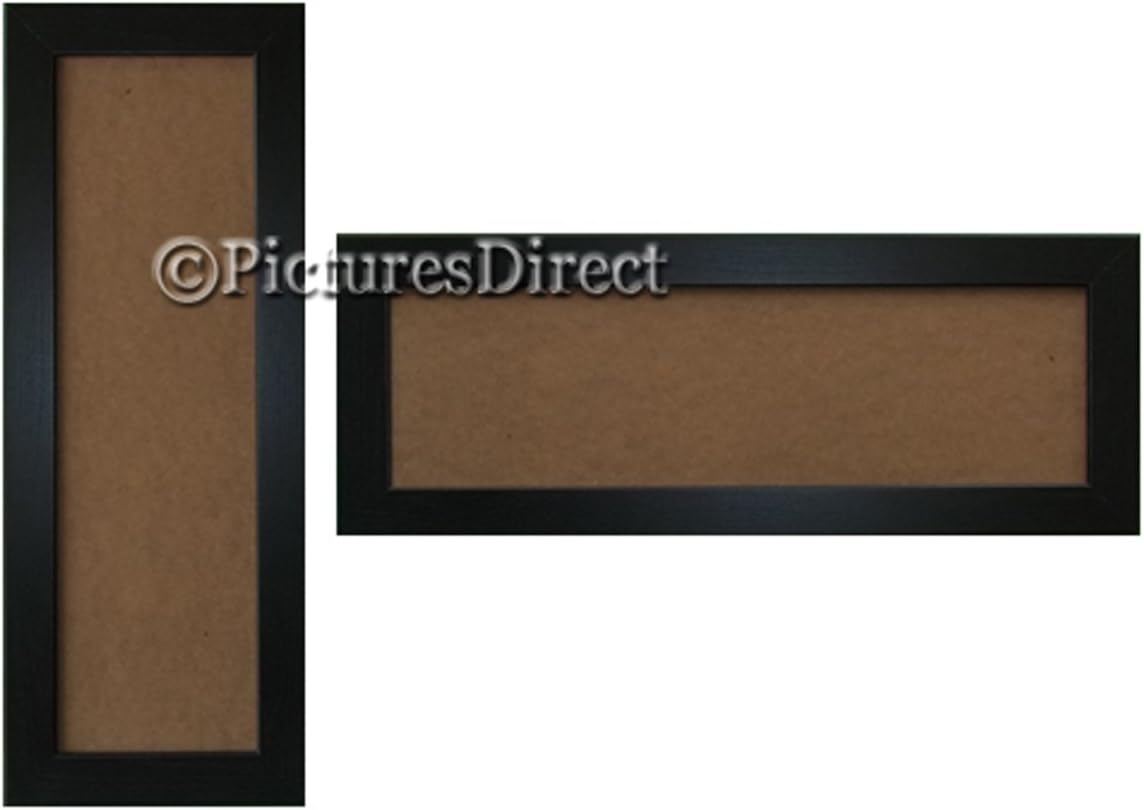 pictures direct Panoramic Frame Picture Photo Modern Standard Frames Picture Frames Buddy Home Black 95cmx33cm (950x330mm)
