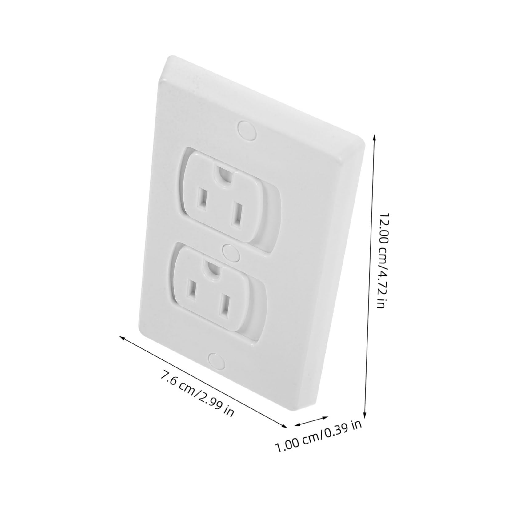 UPKOCH 10piezas Tapas Para Enchufes De Pared Antidescarga Eléctrica Con Cierre Automático Protectores De Tomas De Corriente Para Bebés Material Seguro