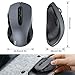 TECKNET Wireless Mouse for Laptop, Silent Bluetooth Mouse(BT5.0 & 2.4G) 4000DPI Adjustable, Computer Portable PC Quiet Mice with USB-A Receiver & 6 Buttons for Mac, 18 Months Battery