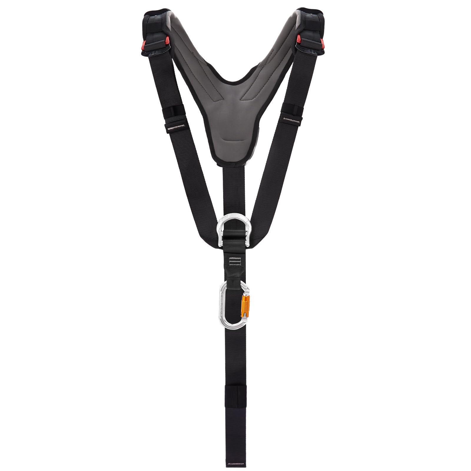 SOB Climbing Harness Shoulder Strap, Adjustable Shoulder Strap with Carabiner, Compatible with Climbing Harnesses