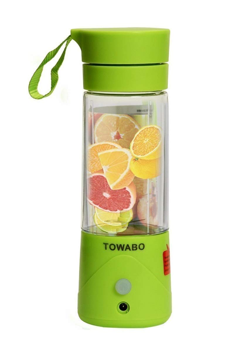 DHARM ENTERPRISE Portable USB Juicer Blender 380Ml Bottle with