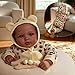 BABESIDE Adorable Lifelike Black Baby Doll - 17