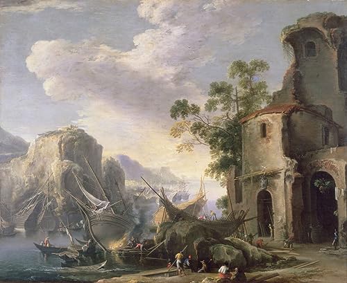 Poster Cupidon réveille Psyché de Giulio Romano pour créer une ambiance galerie dans votre salon