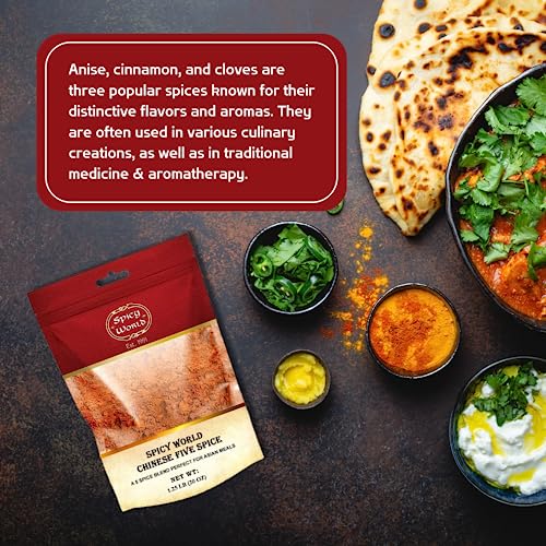 Spicy World Chinese Five Spice Powder 1.25 Pound (20oz) Bag - Great for Asian meals, Chinese 5 Spice Seasoning, Cinnamon, Fennel Seed, Cloves, Star Anise & Black Pepper - Image 3