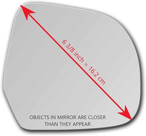 Miniatura 4 de Espejo calefactable con placa trasera para NISSAN LEAF 2012-16 VERSA 2011-17 Vista lateral del pasajero derecha derecha