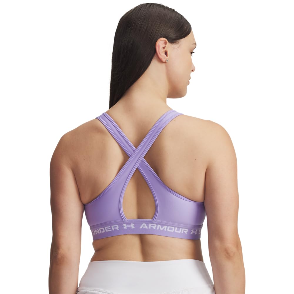 Under Armour Crossback Mid Bra Gr. Small 0681 - Shaded Fuchsia Small