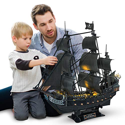 CubicFun 3D Puzzle - Queen Anne's Revenge - Image 2