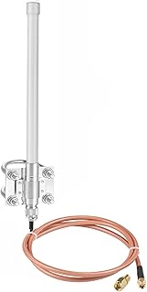 Eifagur Outdoor Long Range Gate Opener Fiberglass Antenna for GTO Mighty Mule MM571W MM572W MM371W MM372W MMS100 LiftMaster Ghost All Series Controls Garage Gate Opener, 433MHz Extended Antenna