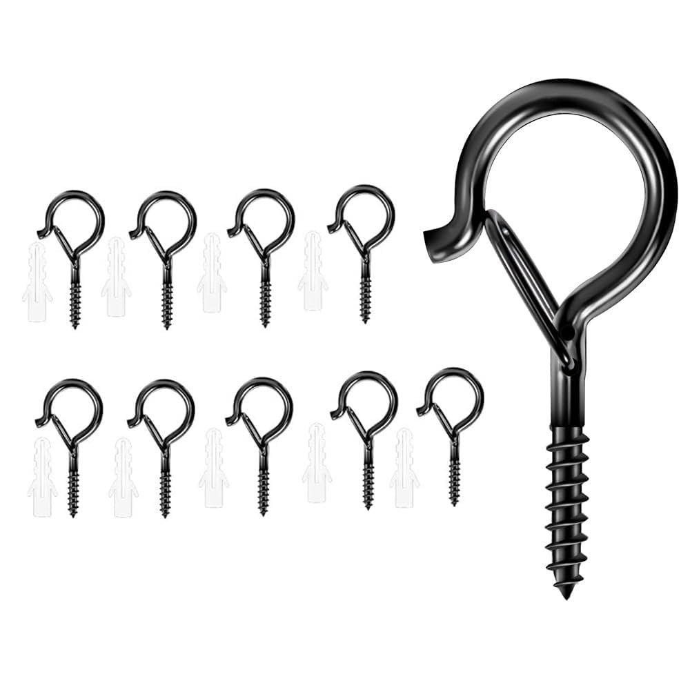 Amazon | 天井フック 高強度ネジフック 10個入り 吊り下げ金具