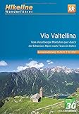 Wanderführer Via Valtellina: Vom Vorarlberger Montafon quer durch die Schweizer Alpen nach Tirano in Italien , 1:35.000, 152 km, GPS-Tracks Download, Live-Update (Hikeline /Wanderführer)