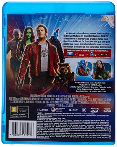 Guardiões Da Galáxia Volume 2 3D
