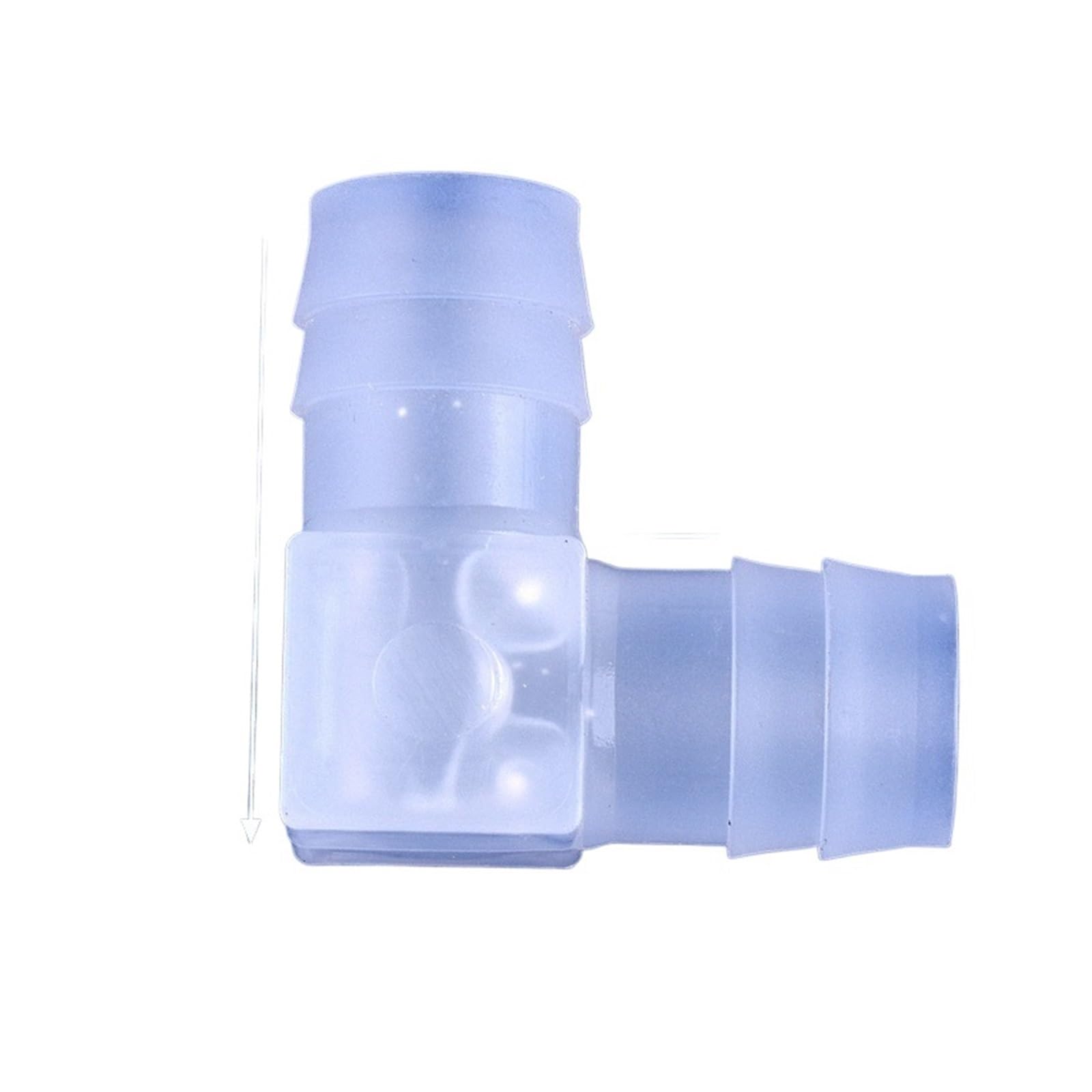 5~200 pezzi OD 4~20mm PP connettori a gomito da 90 gradi for acquario serbatoio for pesci giunto pagoda pompa 'aria aeratore raccordi giunti for tubi flessibili(18x18mm,50 Pieces)