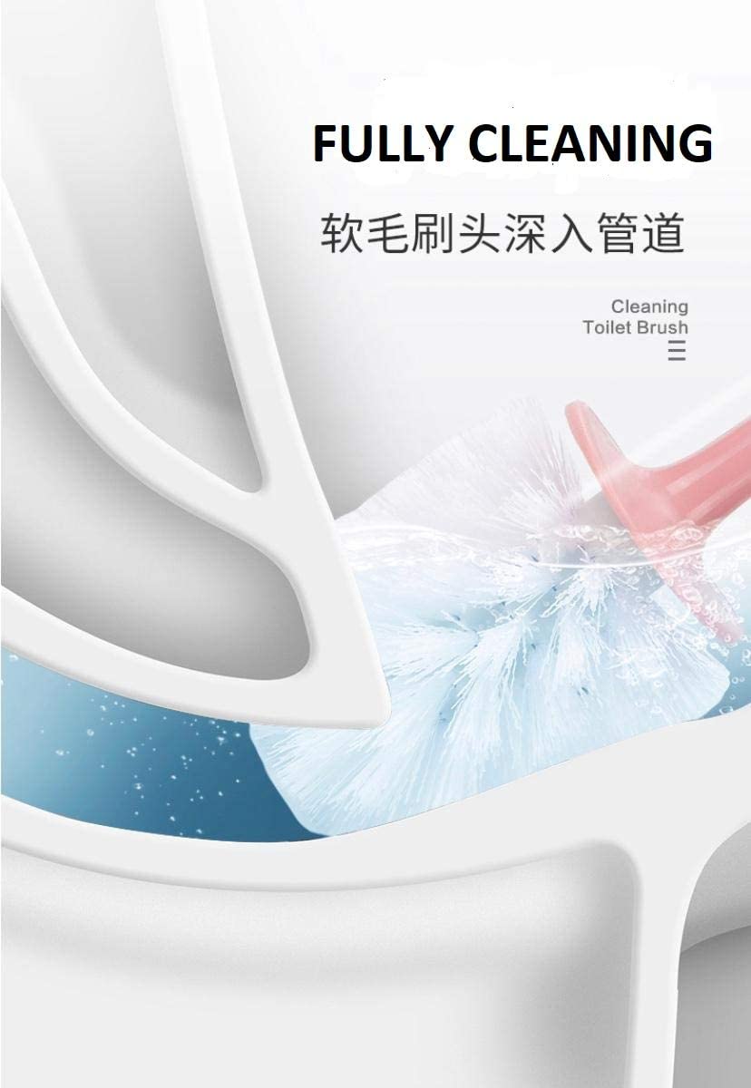 Home Cloud Toilet Brushes | Toilet Brush with Holder Stand | wall Hanging, Upgraded Modern Design with Soft Bristle Silicone 1Pc Grey (25 x 15 x 15 cm; 230 Grams)