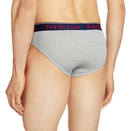 Image of Van Heusen Men's Cotton Brief Pack of 1| Ribbed Cotton | Anti-Bacterial | Stay fresh | Sweat Absorbant | Moisture-Wicking | Long Lasting Colors |Breathable Combed Cotton for extra comfort | Soft Waistband | Soft Touch | Style 10004