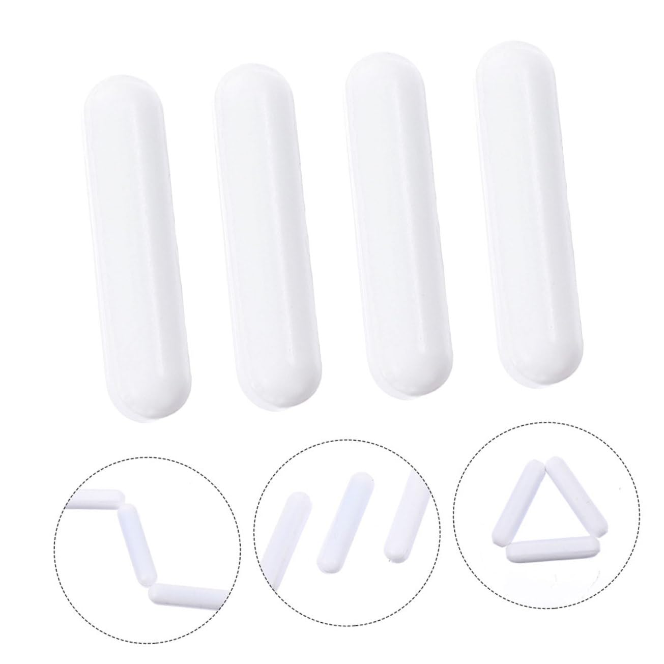 Cabilock Barra Agitadora Magnética Segura Contacto Directo para Laboratorio de Ptfe 16 Piezas Adecuado para Experimentos Científicos