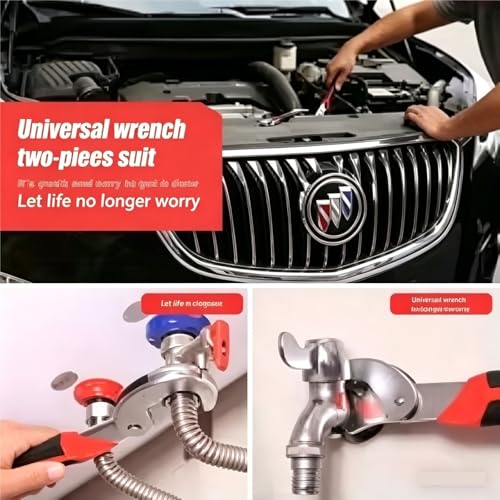 Clé à fourche multifonctionnelle en acier robuste pour serrage 22-32mm - 4