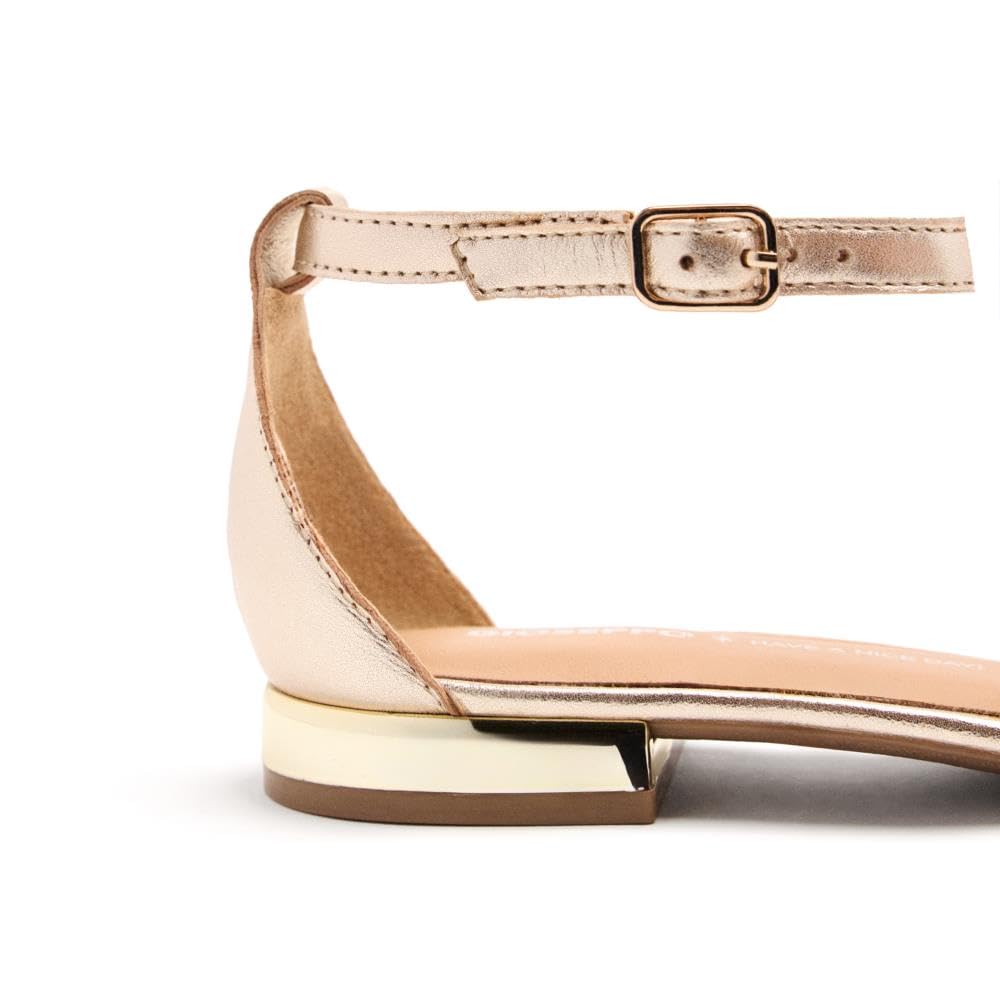 GIOSEPPO Ballerina Pelle Intrecciata Bingham