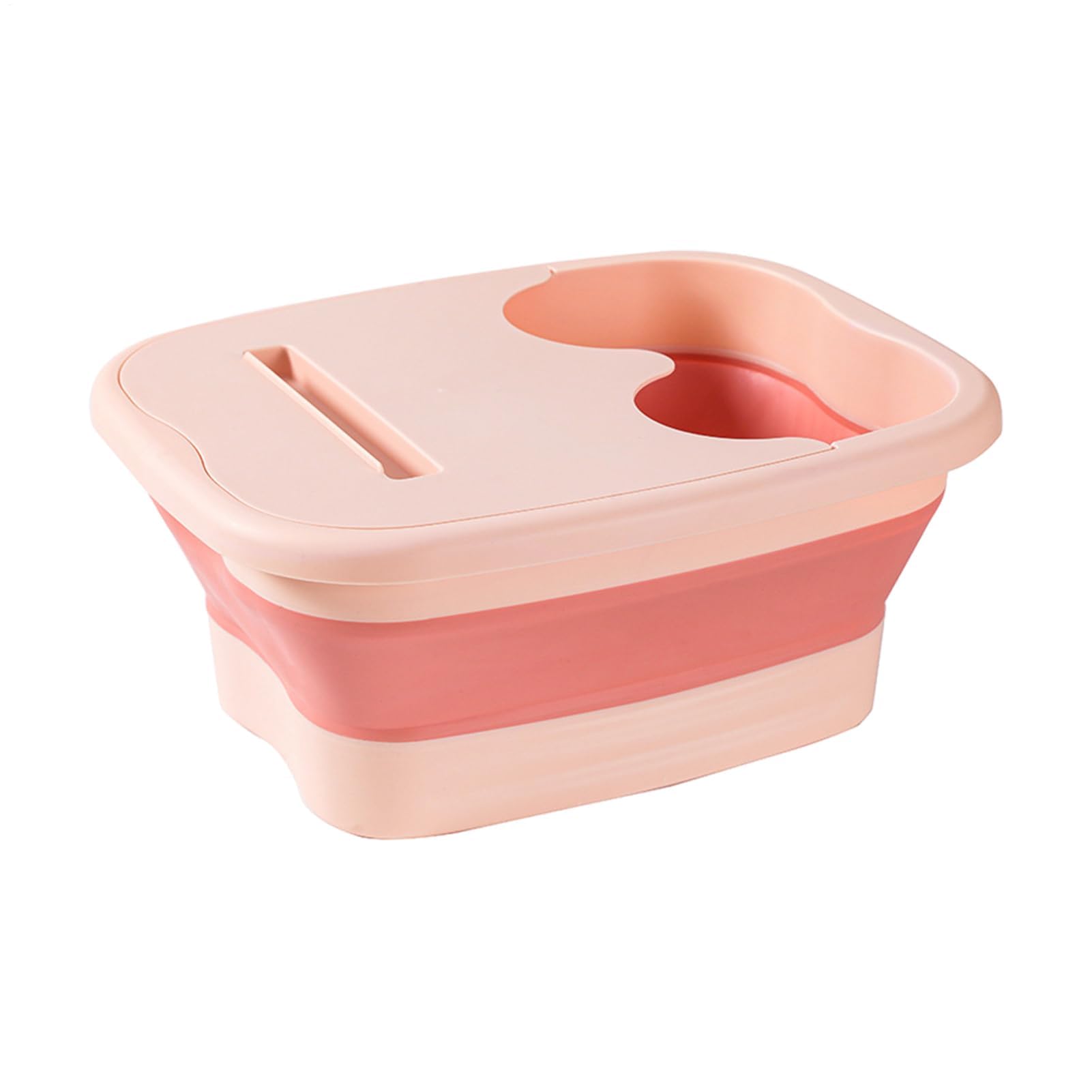 Muiltvoe Foot Soaking Bath Basin | Foot Soak Bowl | Large Feet Soaking Tub Bucket | Pedicure Bowl With Handle | Foldable Footbath For Home Spa Indoor And Outdoor Use Travel