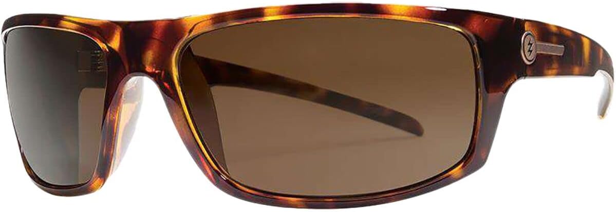 Electric TECH ONE Sunglasses, Gloss Tortoise Glass Polarized Bronze, OS