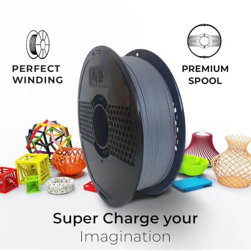 Image of NFIL3D 1KG Net ABS + Cement Grey - 3D Printer Filament | Filaments for 3D Printer| 1.75mm| Accuracy - + /- 0.015mm |1000g 3D Filament, 250g Spool & 350g Packaging Weight (Total Weight 1.6KG)