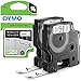 DYMO Authentic D1 étiquettes autocollantes, impression en noir sur fond blanc, 12 mm x 7 m, pour imprimantes d'étiquettes LabelManager, 2 étiquettes