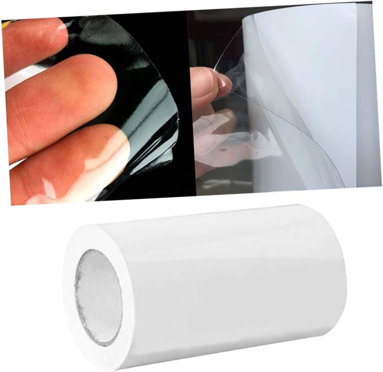 FAVOMOTO 3pcs PVC Paint Protection Film Self-Adhesive Scratch-Resistant Protective Film for Car Exterior Handle and Surface Protection