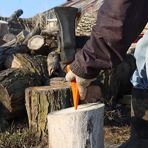 Felled Manual Log Splitter Wedge Diamond Wedge – 4-Direction Steel Splitting Wedge Wood Wedge Wood Splitter Wedge Tool #TOP1