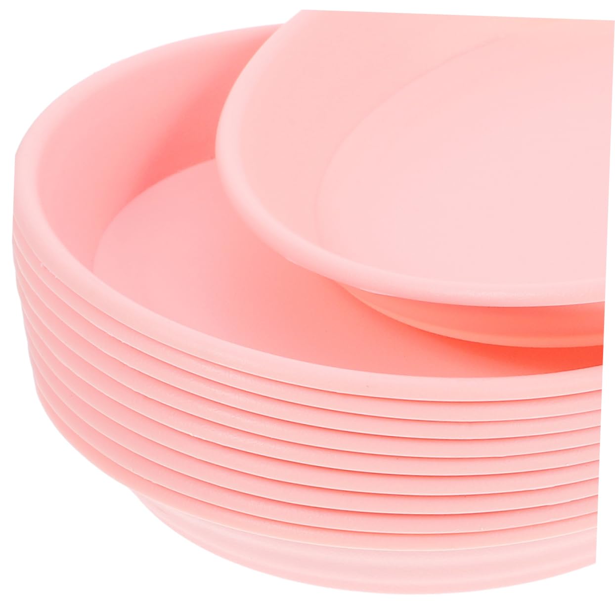 INOOMP 10piezas Bandeja para Macetas De Plástico Antigoteo Platillos Resistentes para Plantas Bandejas De Agua para Jardineras