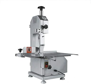 TFCFL Electric Bone Saw Machine,Bone Cutter Machine, Electric Cutter for Meat,Electric Meat Grinders,Commercial Electric Bone Cutting Machine Stainless Steel for Meat/Frozen/Fish/Steak 110V 650W