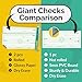 (2 Pack) Big Checks For Presentations | 36 x 16