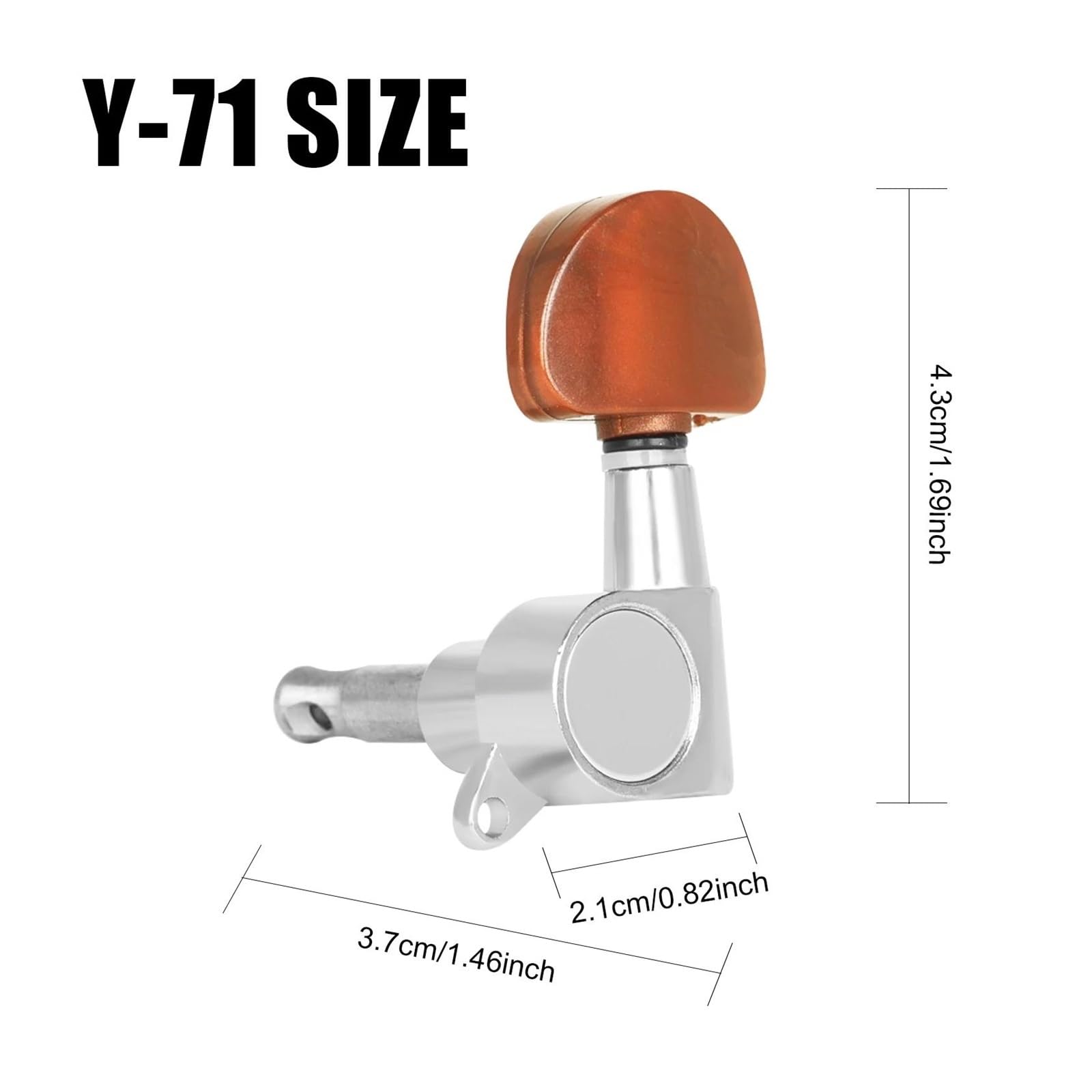 Clavijas De Afinación De Guitarra Perilla De Afinación De Guitarra Acústica 3L3R Accesorios Para Instrumentos Profesionales De 6 Cuerdas(Y-71)