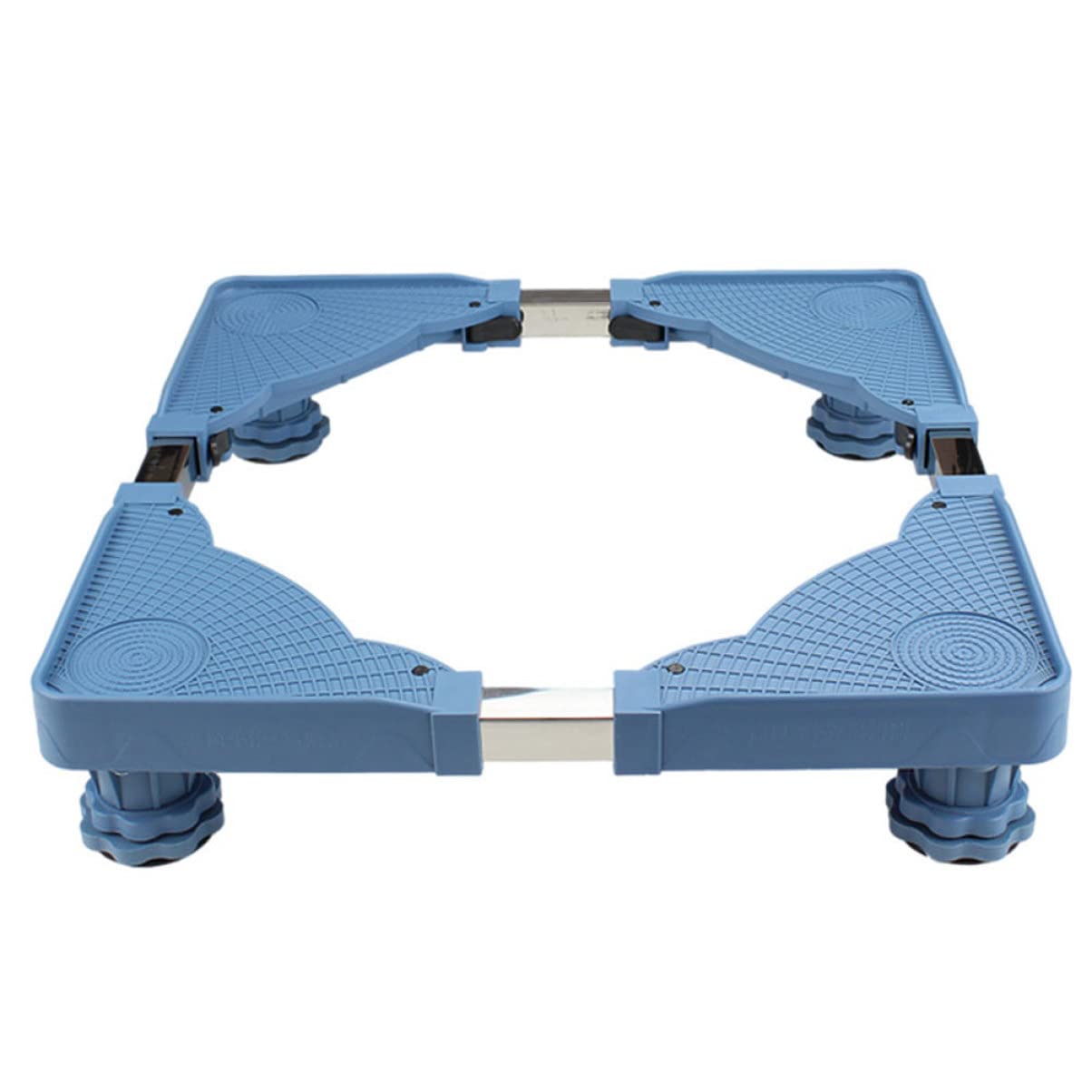 GLEAVI Base Ajustable para Lavadora y Soporte para Refrigerador 4 Pies, Altura Regulable, Antideslizante y Amortiguación para Mover y Fijar