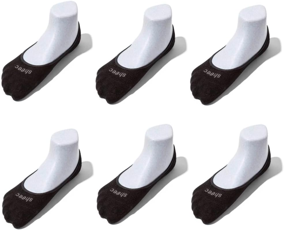 SHEEC Women’s No Show Active Socks – Thin Breathable Durable Liners, Non Slip Snug Fit for Sneakers Boat Shoes, 3 or 6 Pairs