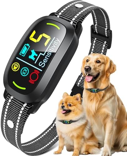 Smart AI Bark Collar for Large Medium Small Dogs, Anti Barking De...