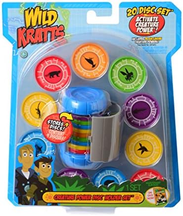 Wild Kratts Toys Creature Power Disc Holder Set with 20 Discs - Martin Kratt