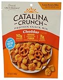 Catalina Crunch Protein Snack Mix with Cheese Crisps - 10g Protein, 1g Sugar per Serving - Good Source of Fiber, Keto, Gluten Free - Cheddar, 5.25 Ounce Bag (Pack of 1)