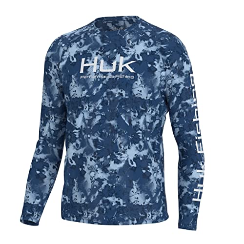 Fishing Shirts For Men HUK Men's Standard KC Pursuit Long Sleeve