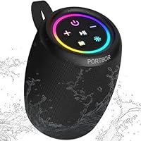 Bluetooth Speaker, 2026 New Portable Wireless Speaker, Powerful Stereo Sound, Stocking Stuffers, IPX5 Waterproof, Up to 20H Playtime, BT5.3, TWS Pairing, White Elephant Gifts, for Outdoor/Home/Party