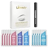 Libeauty Lash Lift Kit & Brow Lamination Sachets, 20 Pcs Korean Perm Lotion Refills for Professional & DIY, Individual Packets Ensure Freshness (No Tools/Glue Included)