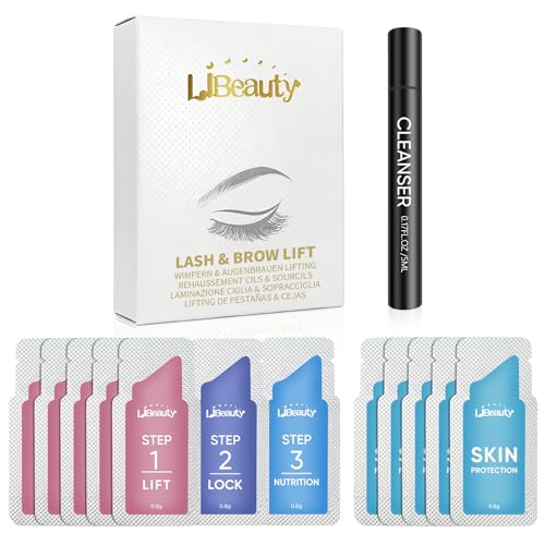 Libeauty Lash Lift Kit & Brow Lamination Sachets, 20 Pcs Korean Perm Lotion Refills for Professional & DIY, Individual Packets Ensure Freshness (No Tools/Glue Included)