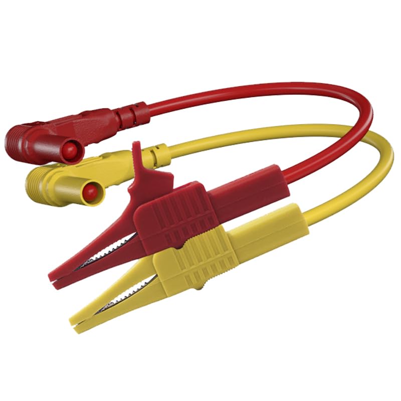 Heavy Duty Alligator Clips Test Leads for Multimeter & Voltmeter - Large Gator Test Lead with Insulated Clamps - Alligator Clips Electrical Testing, Automotive Circuits,Banana Plug Meter Leads, 3-Foot - Image 6