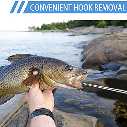 4Pcs Fishing Hook Remover Tool Fishing Hook Quick Removal Device Split Design Fishing Hook Security Extractor Fishhook Disconnect Removal Tool Magnetic Accessories and Equipment for Fishing (Colorful)
