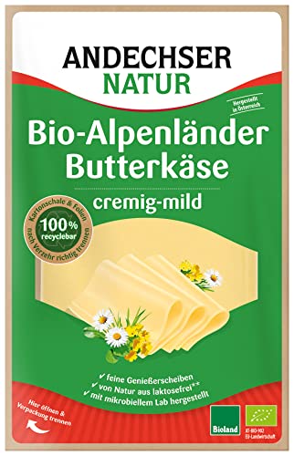 Andechser Natur Bio Alpenländer Butterkäse 50%, 150 g