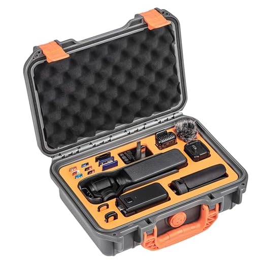 STARTRC OSMO Pocket 3 Hard Case Multifunctional Portable Waterproof Hard Case for DJI Pocket 3 Creator Combo Camera Accessories, Black, Suitcase, Black, Suitcase