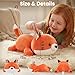 Imagen de Mewaii Almohadas de Peluche Zorro Naranja Kawaii Juguetes Stitch Que Respira para Dormir Lindo Cojines de Peluche Animales para Niños