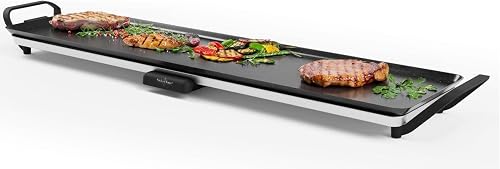 HAUS Plancha Électrique 2000W XXL 90x23cm Premium Basel No SWISS