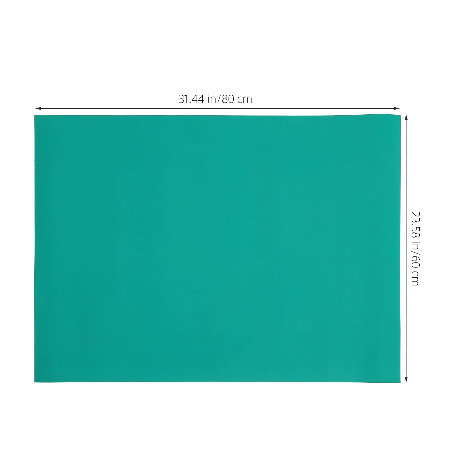 Tappetino Design Raffinato in Gomma Verde da Lavoro Antistatico 0,6x0,8m di Precisione per Postazioni di Lavoro e Riparazione di Componenti Elettrici