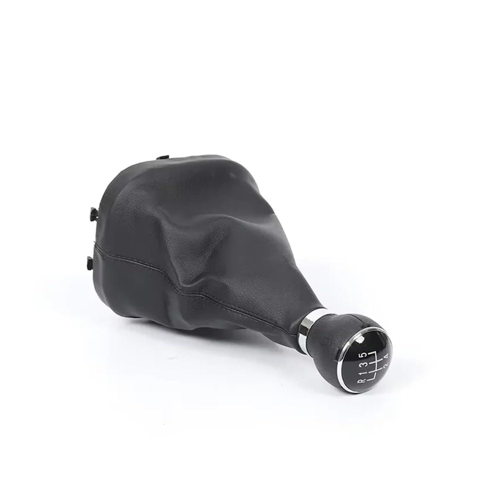 Qmtvfsrh 5 Speed Car Gear Shift Knob 5/6-Speed Gear Shift Knob With Pu Gaiter Boot For Touran Caddy Mk2 2003-2015(5 Speed)