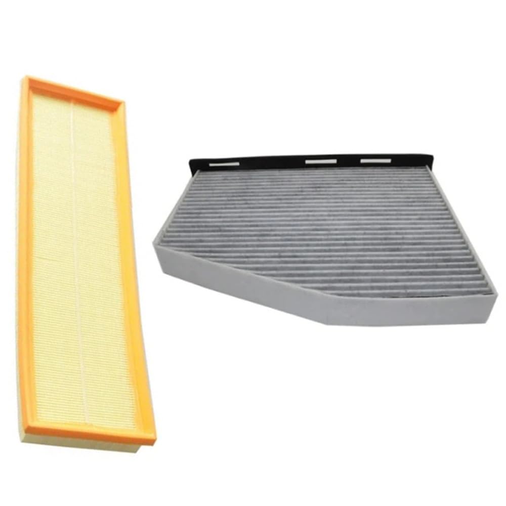 Filtr Powietrza Kabinowego dla VW Passat B7/362 2010-2017, 42,8x13x3,6cm 2 szt. Filtr powietrza samochodowego Filtr kabinowy 07K129620/1K0819653A